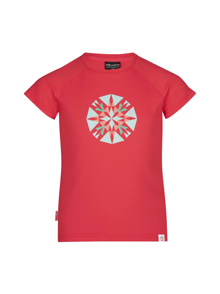 

Функциональная рубашка Trollkids Funktionsshirt Senja, цвет sweet cherry