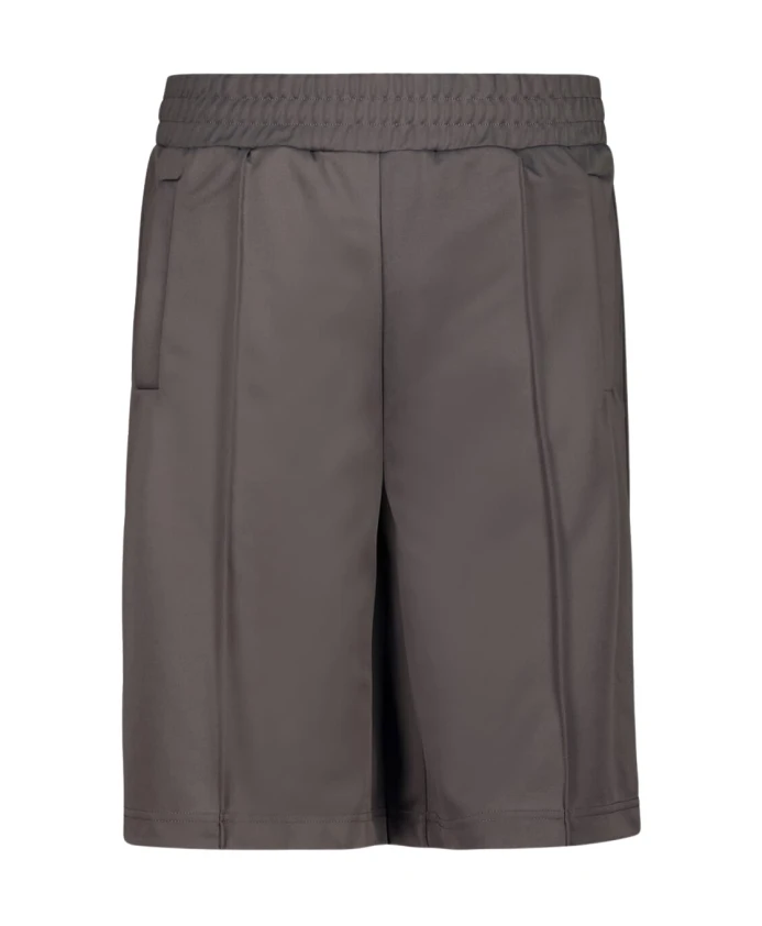 

Спортивные шорты с изогнутым логотипом сзади Palm Angels, серый