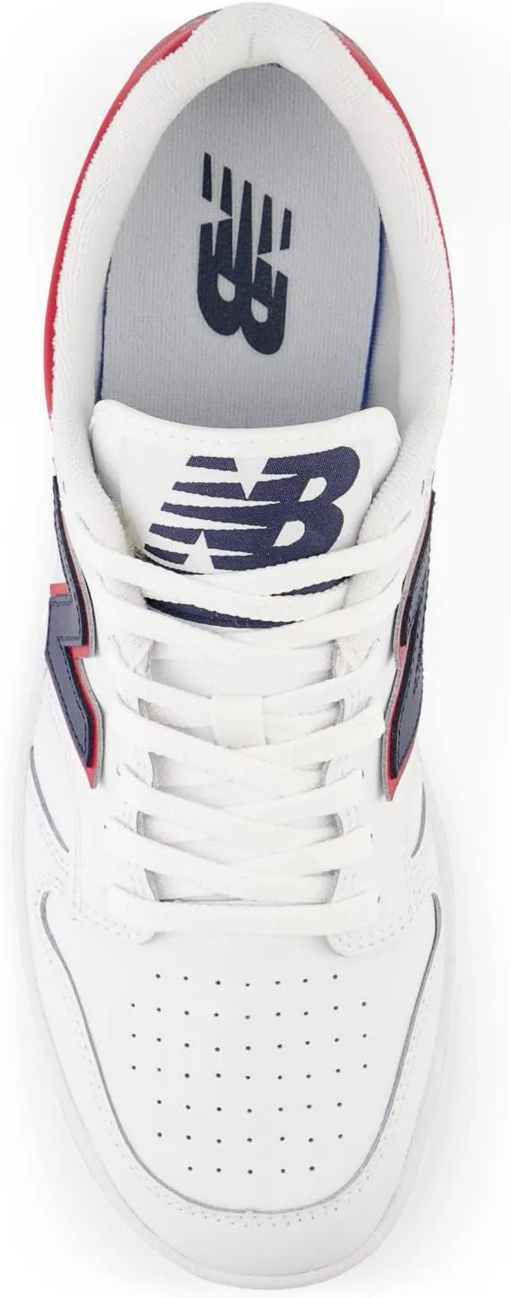 Мужские кроссовки New Balance 480 V1, белый/индиго/красный — фото 3