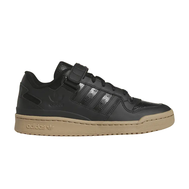 

Кроссовки adidas Forum Low 'Black Gum Snakeskin', черный