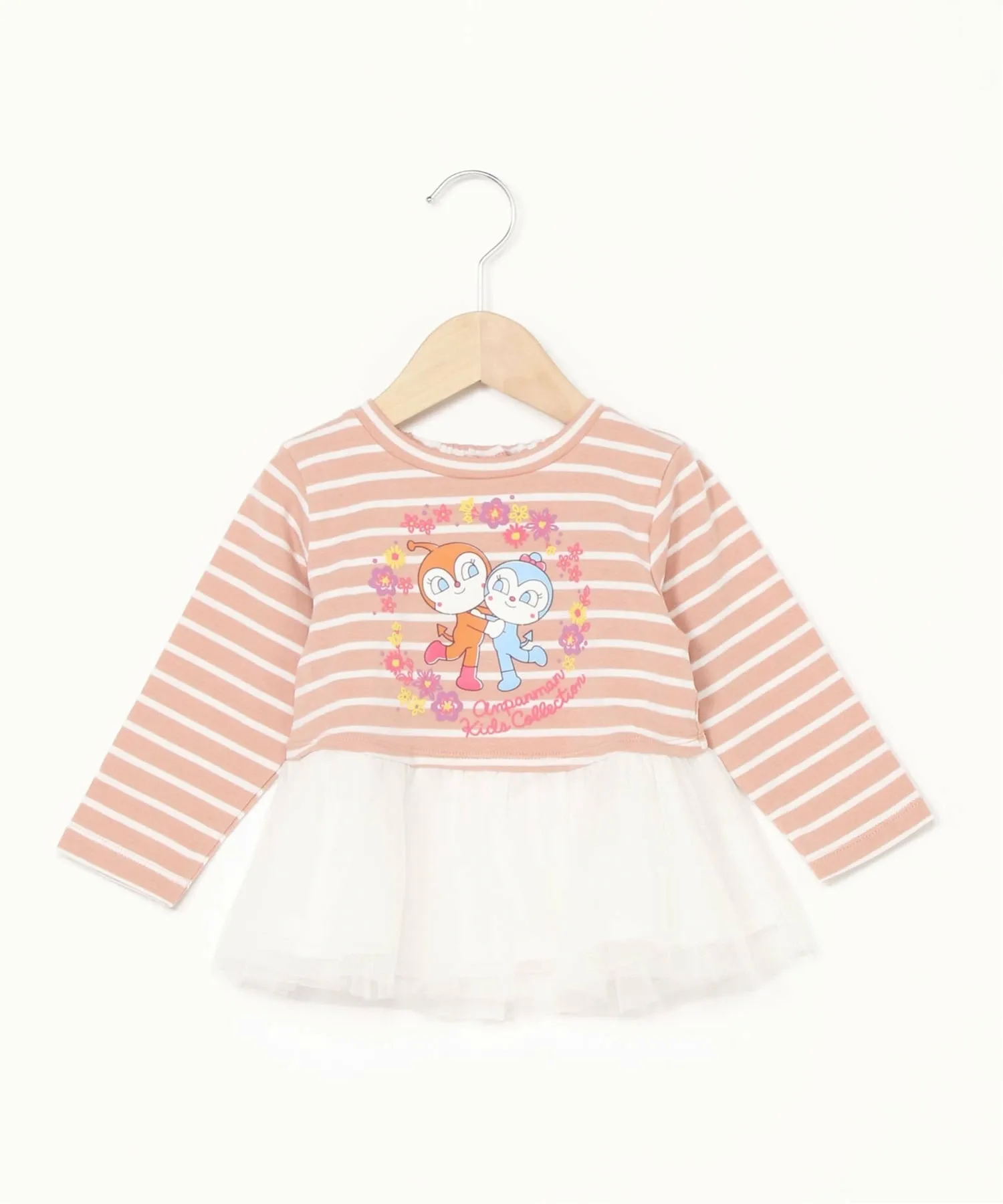 APKC/(K) Туника с отделкой из тюля по краю Anpanman Kids Collection, pink — фото 2