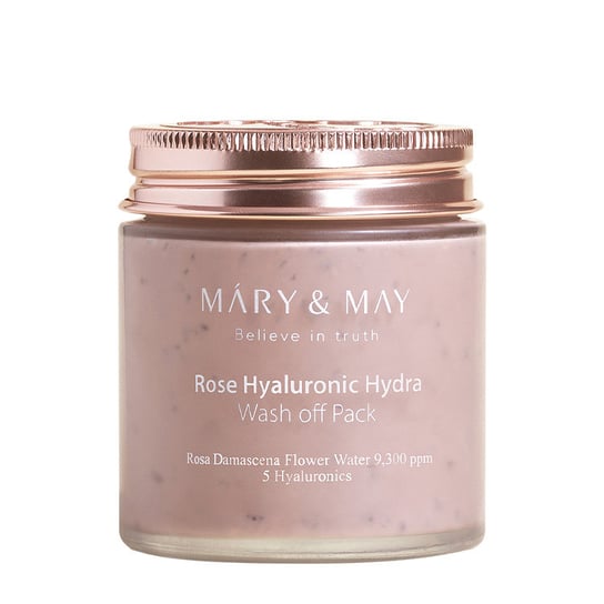 

Смываемая маска Rose Hyaluronic Hydra, 125 г Mary&May, Inne