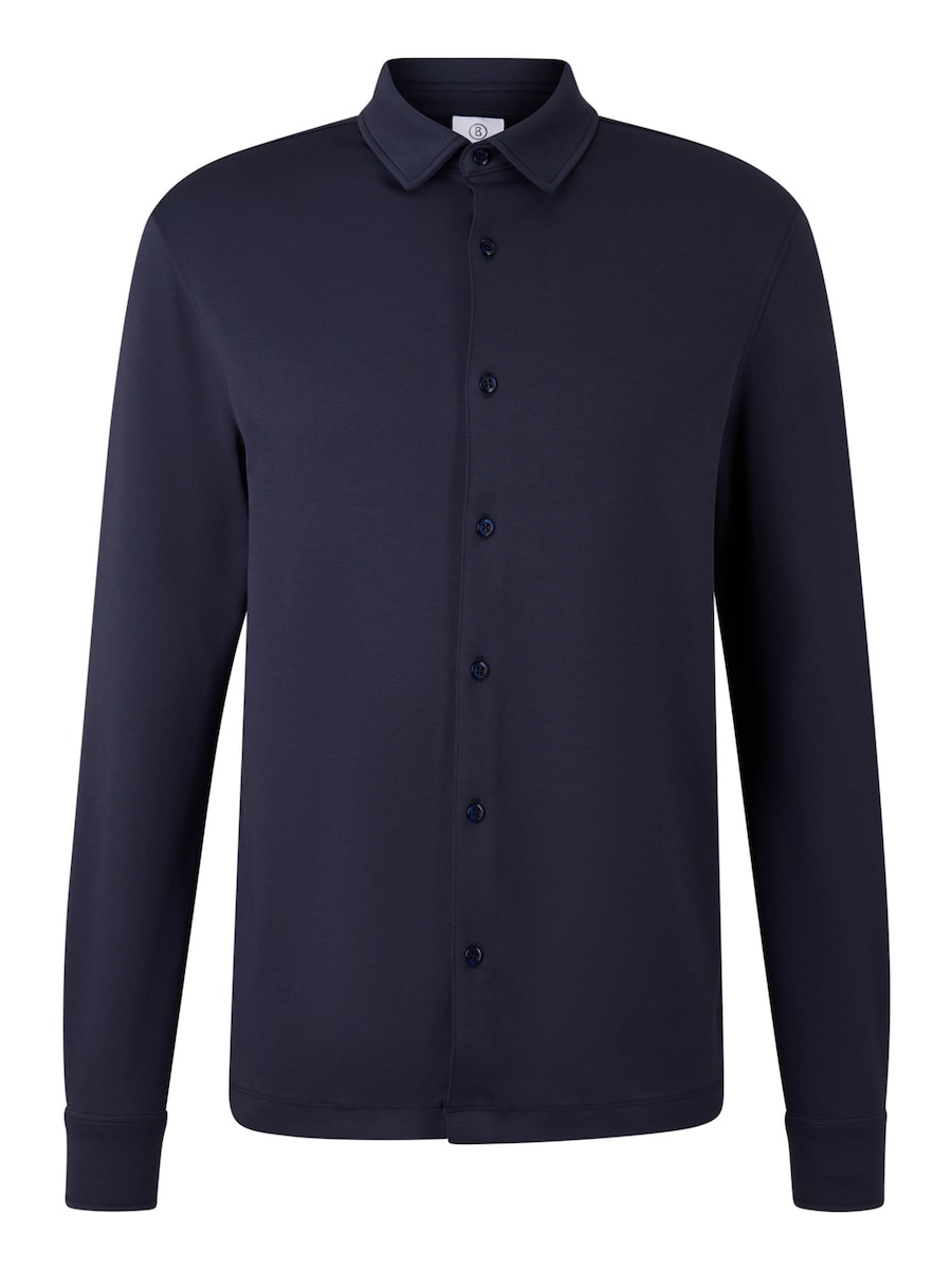 

Рубашка на пуговицах классического кроя BOGNER Franz-10, темно-синий