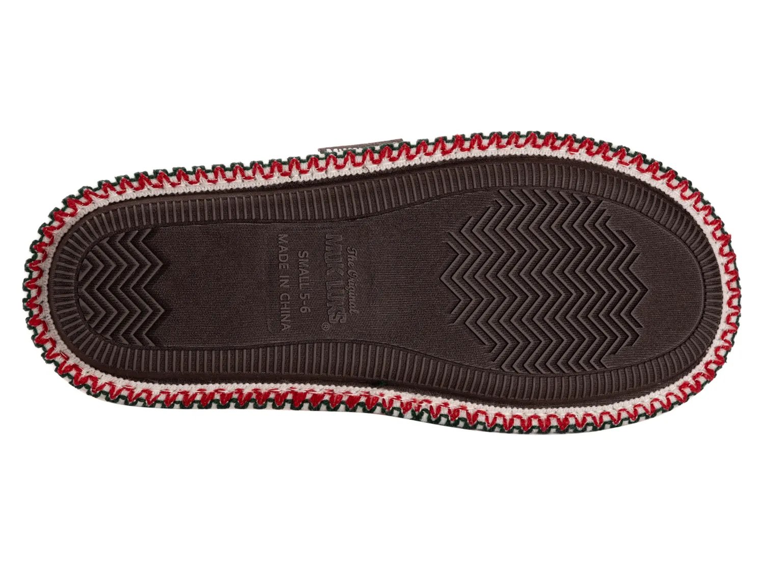 Тапочки MUK LUKS Novelty Punch Needle Slipper - Women's, White Cardinal — фото 3