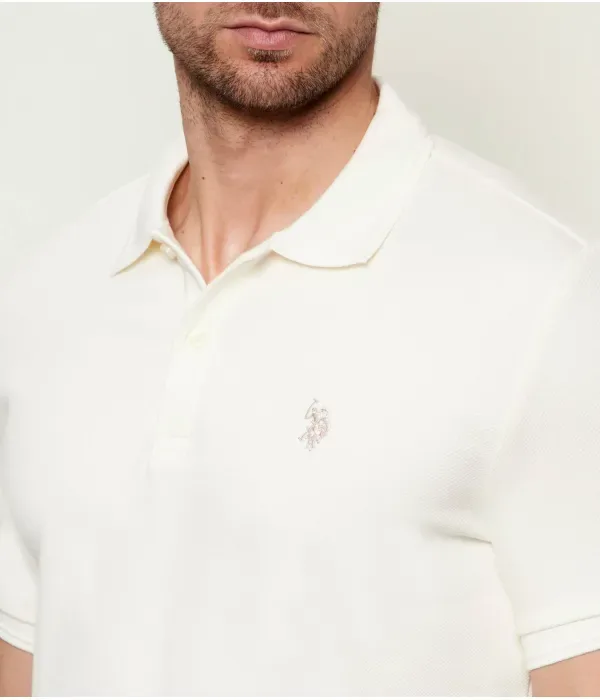 Полюс regular fit Us Polo Assn, кремовый — фото 4