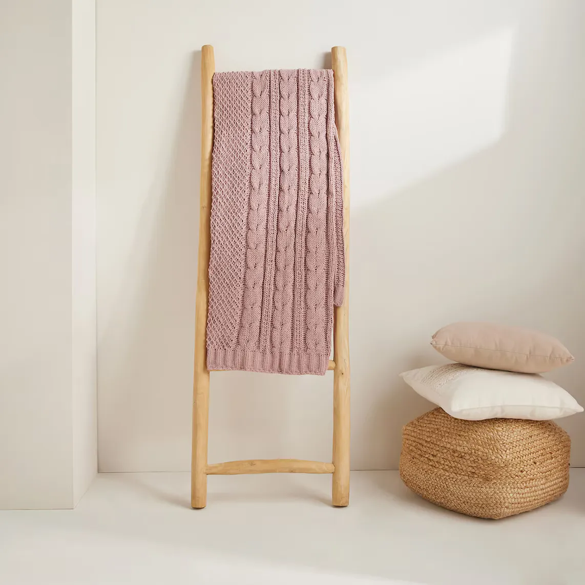 

Декоративное одеяло Natacha Basics El Corte Inglés, розовый