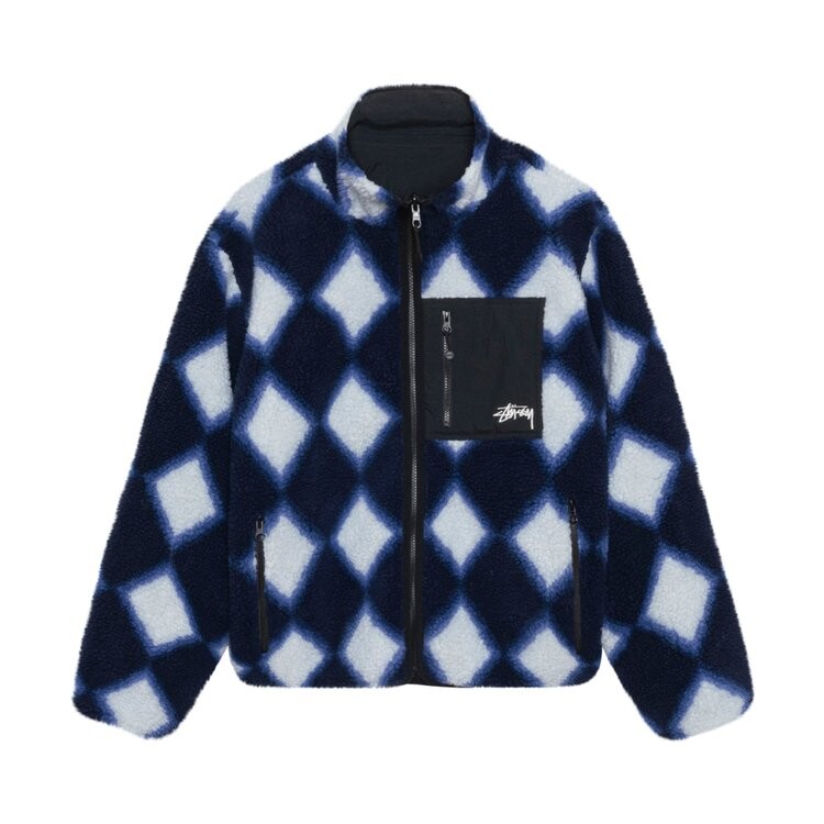 

Куртка Stussy Sherpa Reversible 'Purple', разноцветный