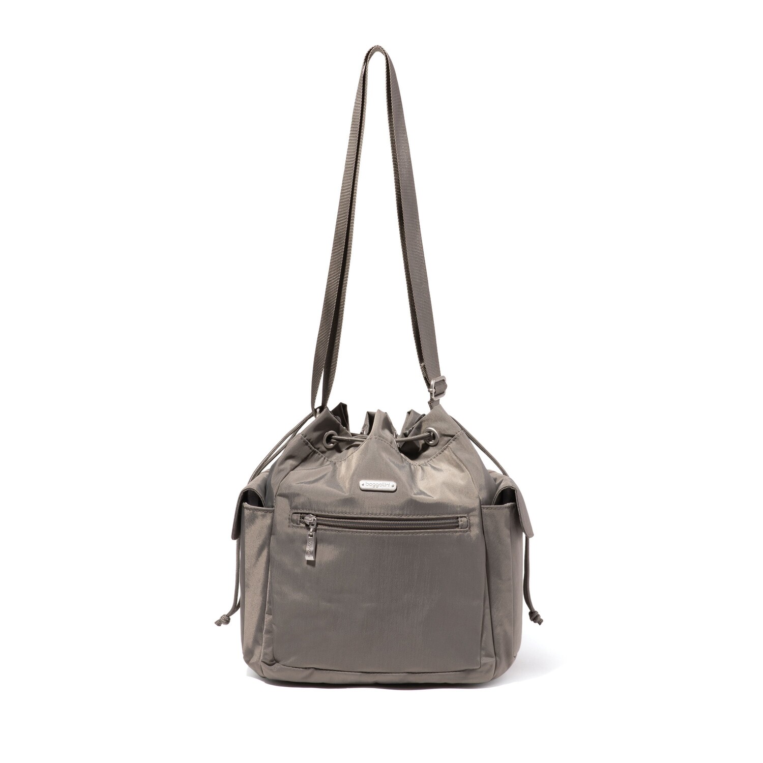 

Baggallini Сумка через плечо на шнурке, цвет Pewter