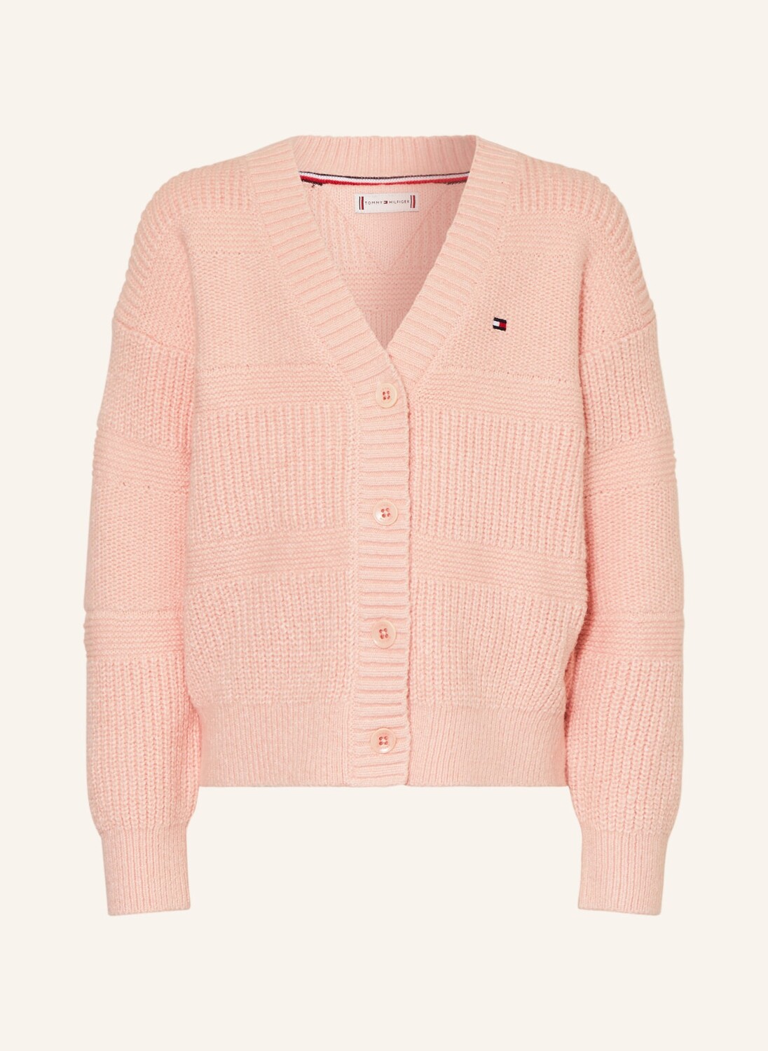 

Кардиган Tommy Hilfiger, розовый