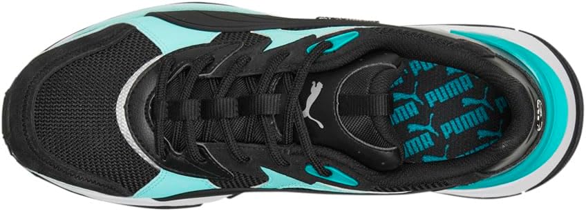 Мужские кроссовки PUMA Mercedes AMG Petronas F1 X Mirage Sport Asphalt с шнуровкой, повседневные - черные — фото 4