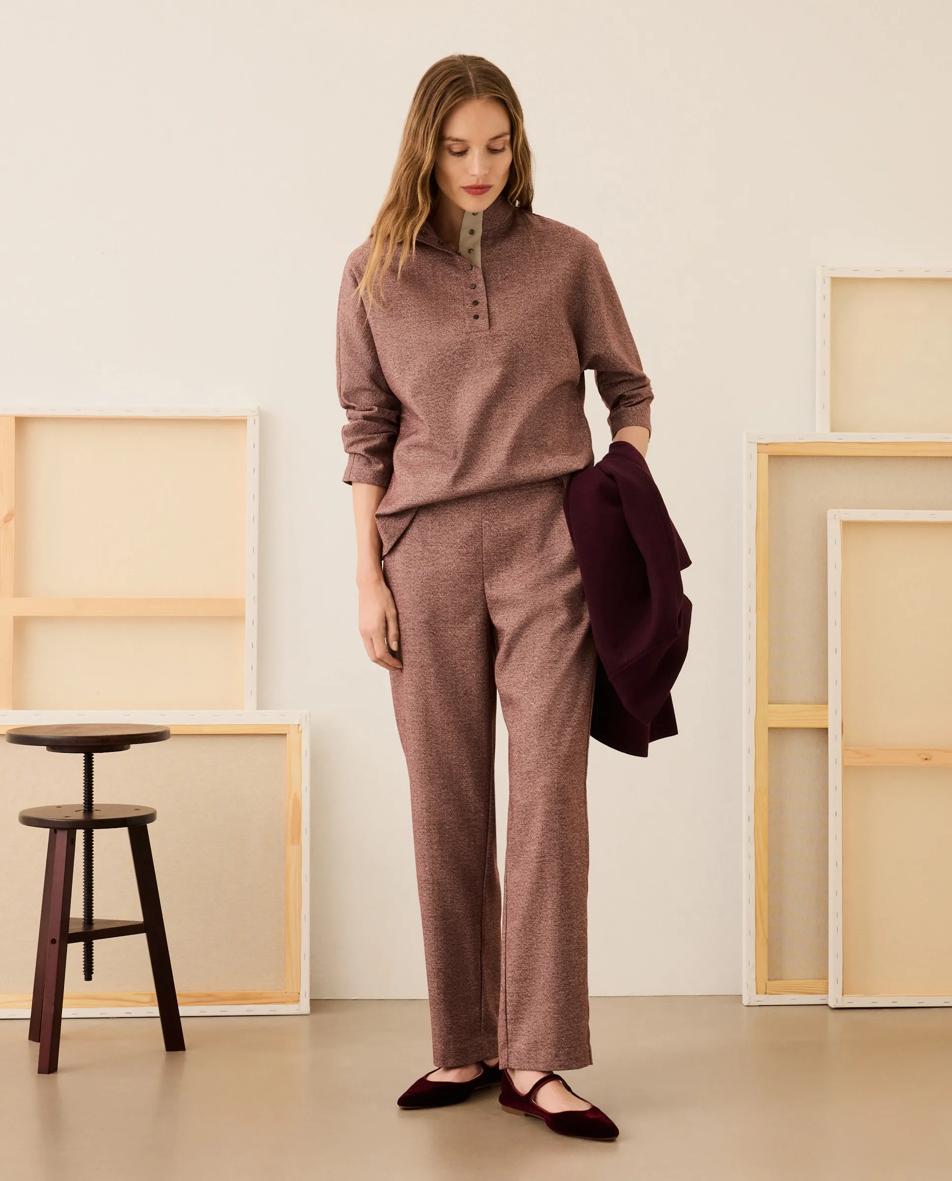 

Женские брюки однотонного цвета Stella Rittwagen