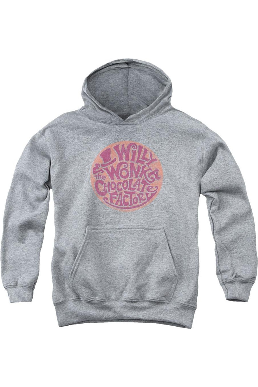 

Молодежная толстовка с круглым логотипом «Вилли Вонка и шоколадная фабрика» Gildan