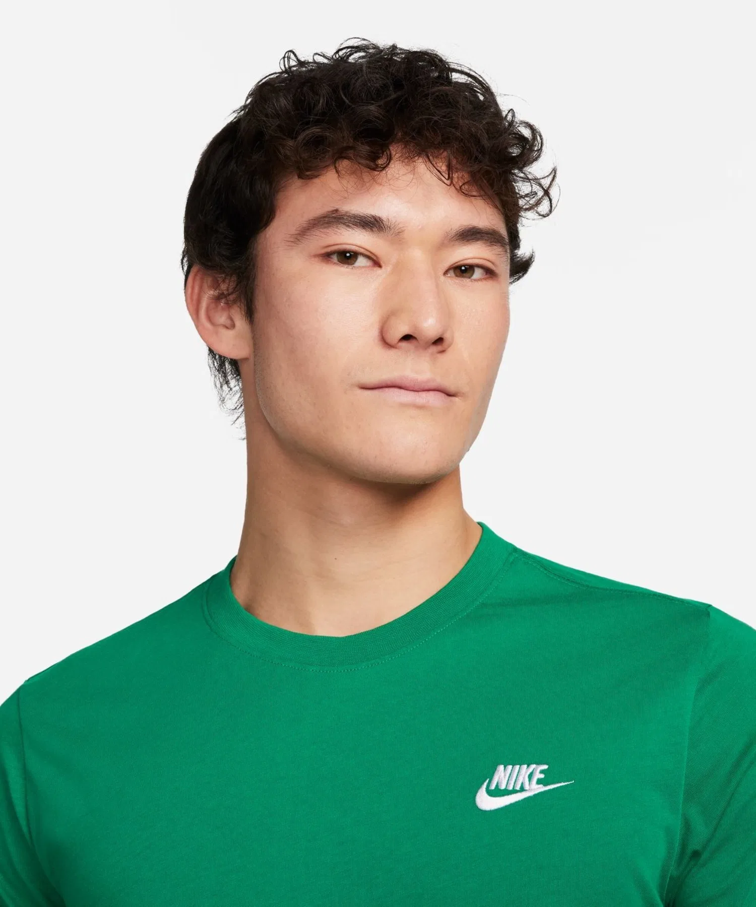 Мужская футболка Nike NSW Club тёмно-синяя — фото 4