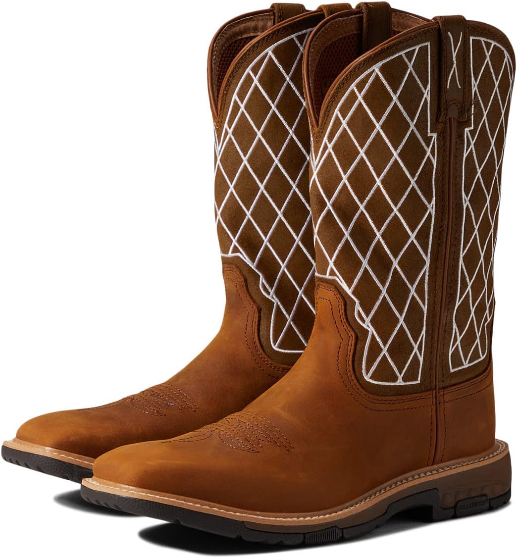 

Рабочая обувь WXB0002 Twisted X Work, цвет Oiled Saddle/Dark Brown