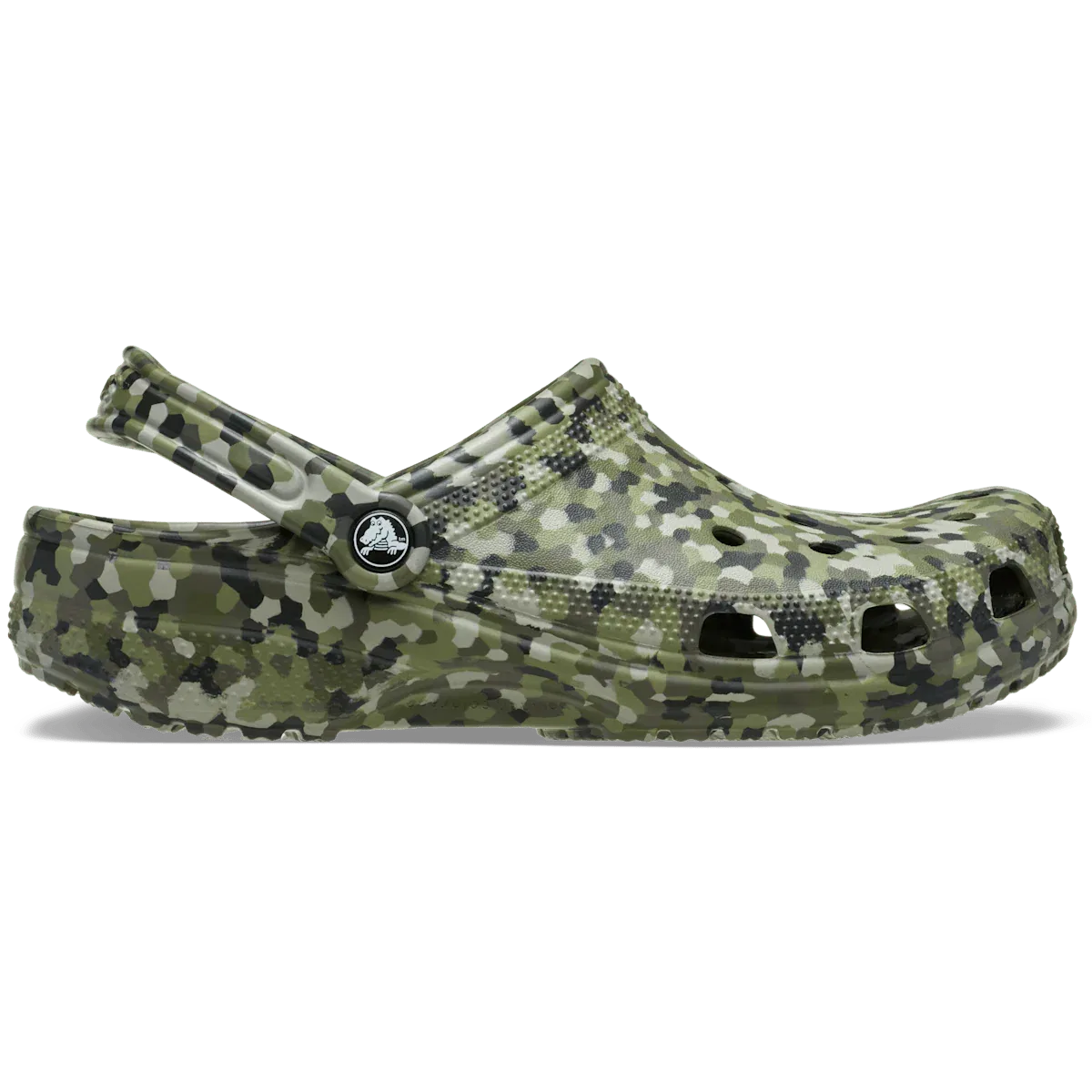 Классические сабо «Конфетти» Crocs, Army Green/Multi
