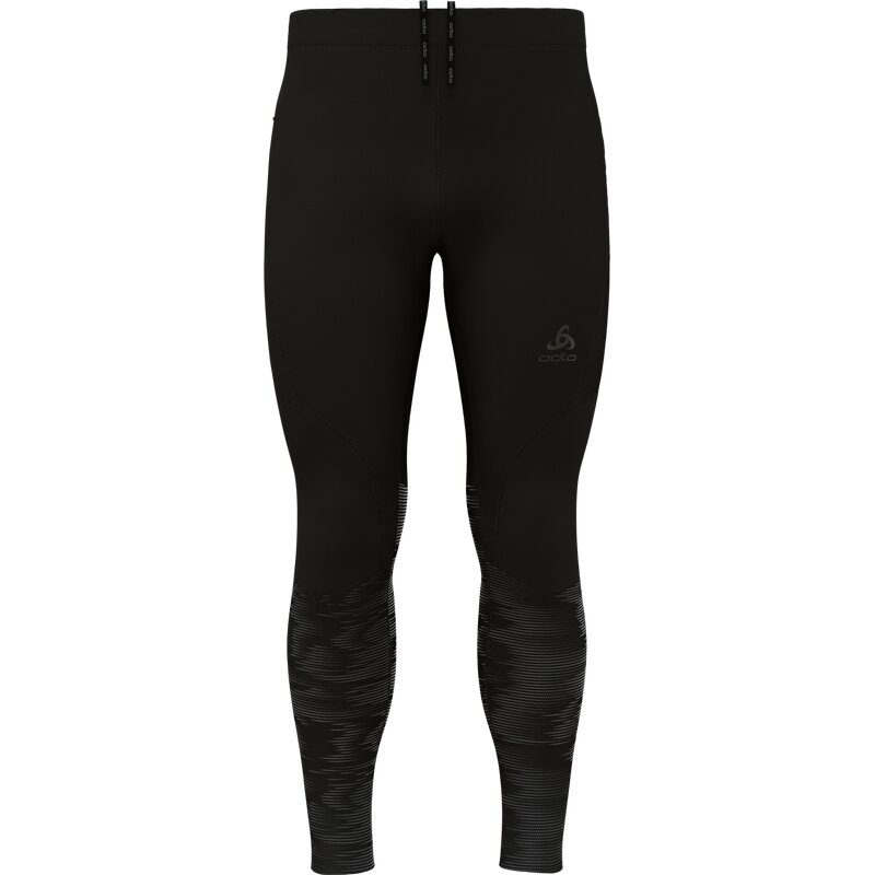 

Леггинсы нулевой вес теплые светоотражающие Odlo, черный