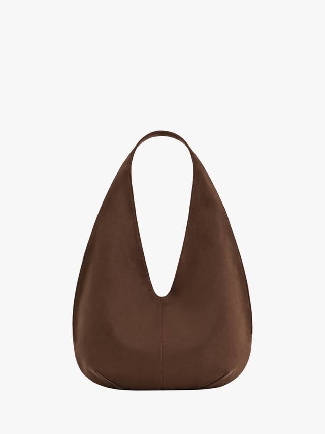 

Сумка-хобо Dara из искусственной замши JW PEI, Mocha Brown