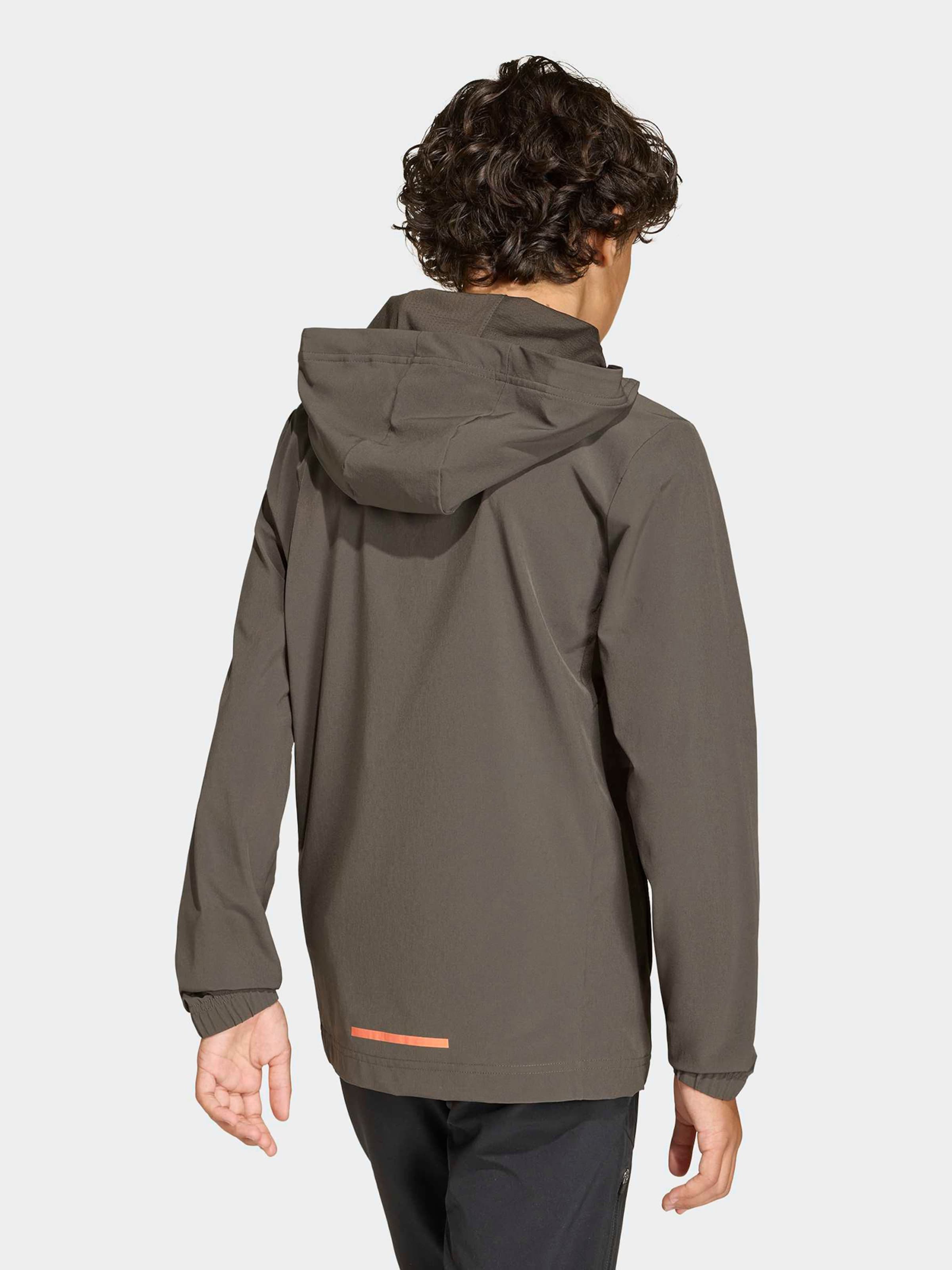 Adidas Sportswear Спортивная куртка в коричневом цвете — фото 2