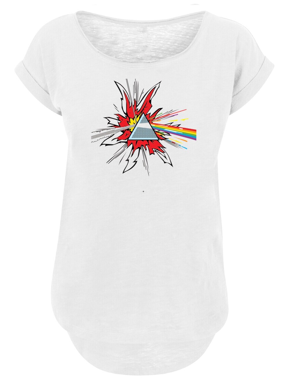 

Рубашка F4NT4STIC Pink Floyd Pop Art Prism, белый