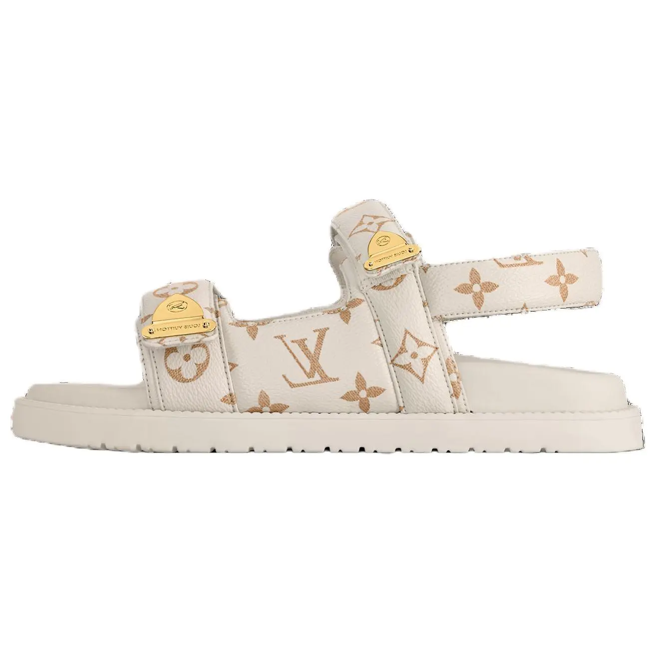 LOUIS VUITTON Сандалии LV Sunset Comfort One Strap, женские, белые