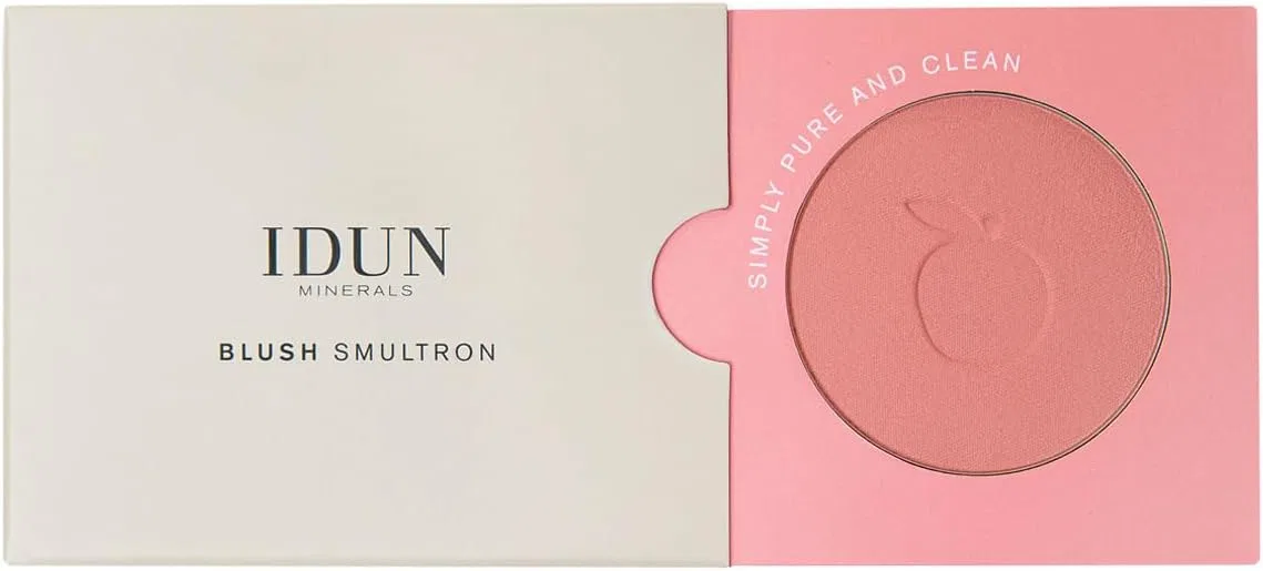 Румяна компактные IDUN Minerals Smultron, 5.32 мл, розовый