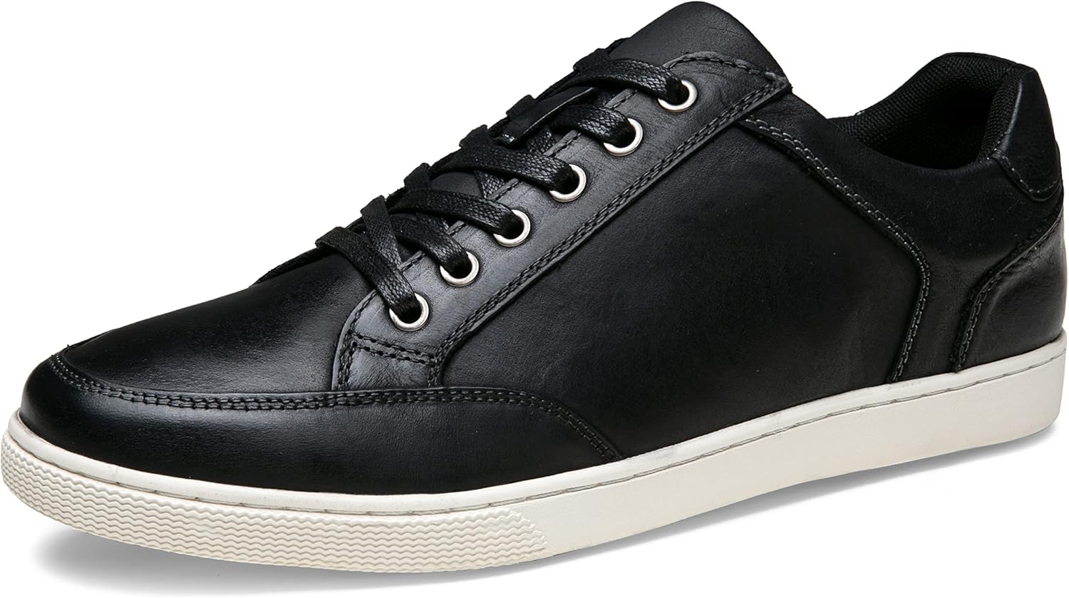 

Мужские кроссовки Jousen из кожи, повседневная обувь для мужчин, деловые кроссовки на шнуровке, черный