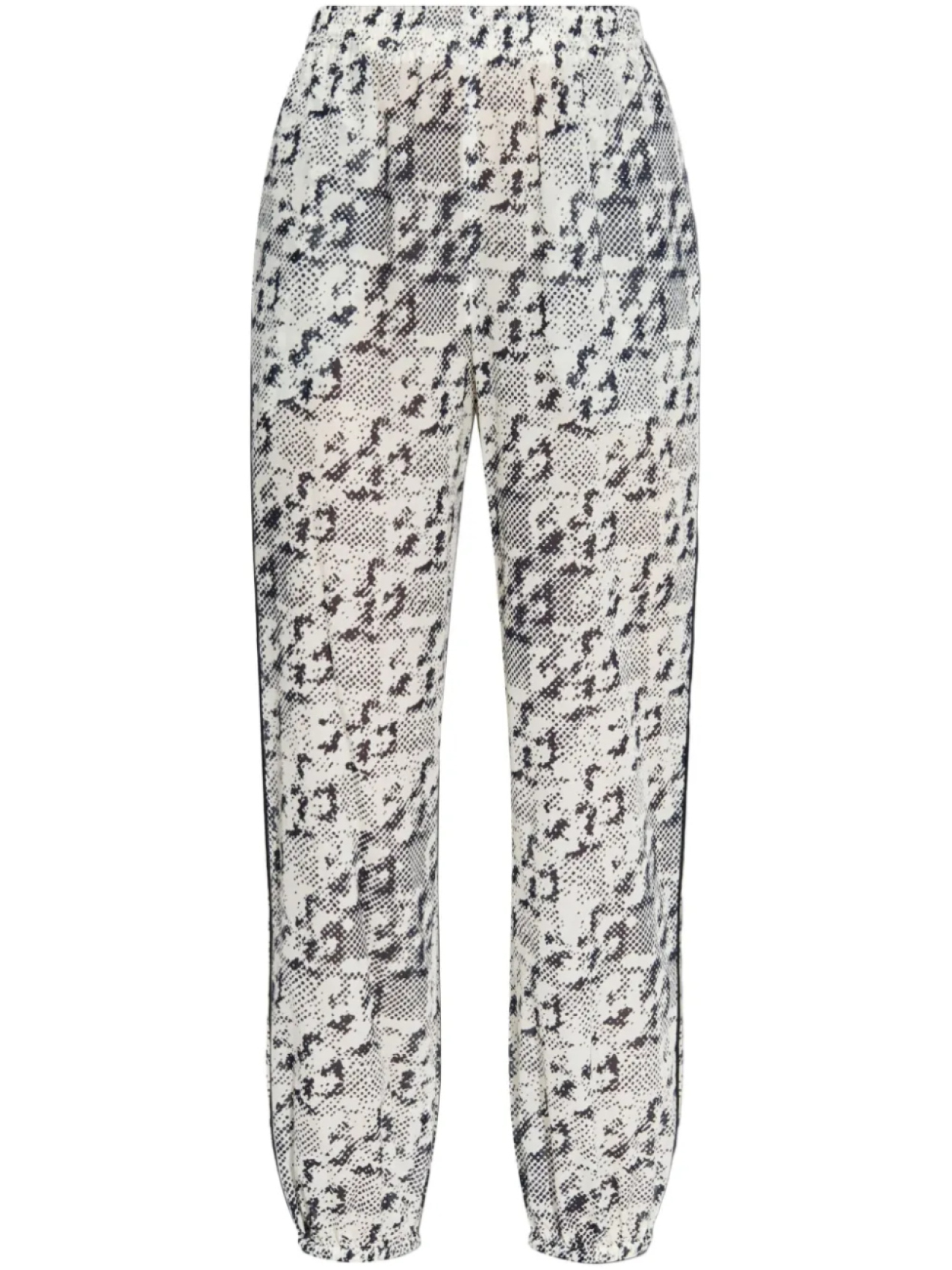 

Брюки с принтом Tory Burch, белый