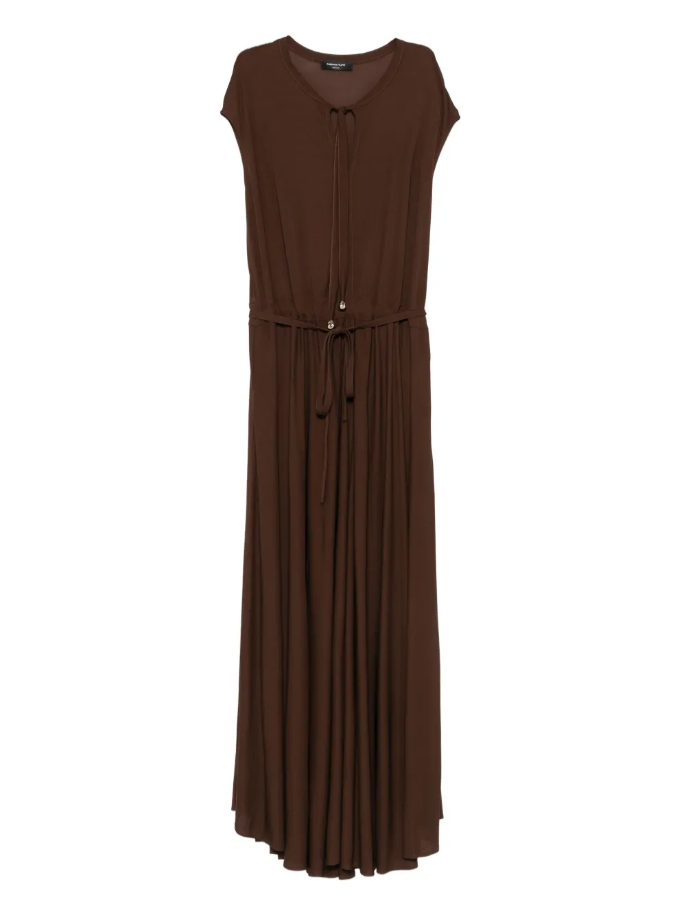 

Платье макси с кулиской Fabiana Filippi, коричневый
