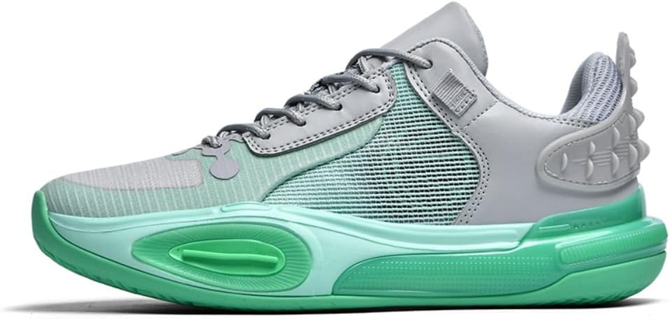 

Мужские кроссовки 2025 года Спортивная мода На открытом воздухе Баскетбольные кроссовки Беговые кроссовки Повседневная обувь Haoeyddw, зеленый