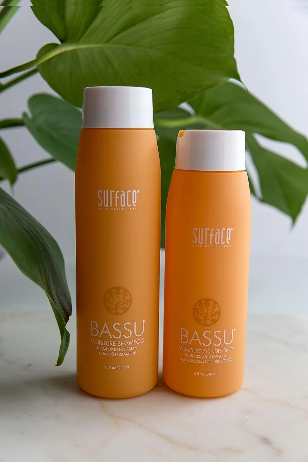 Кондиционер для поверхностных волос Bassu Moisture Conditioner - Увлажняет, распутывает и смягчает - 237 мл Surface Hair, Formulated to protect color-treated hair from fading and damage — фото 3