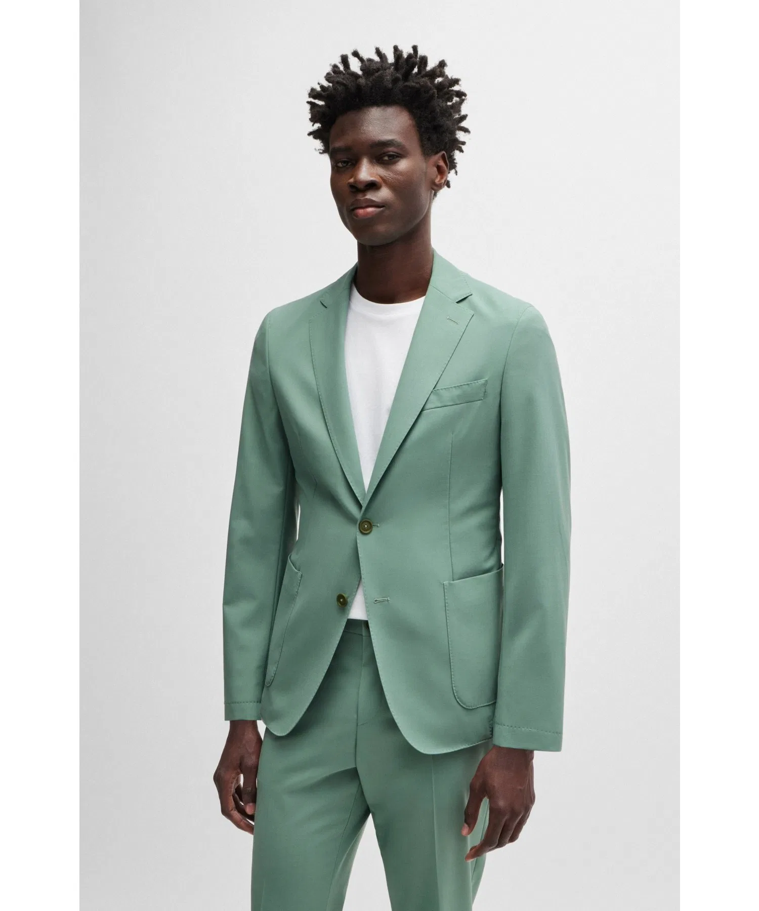 Мужская куртка BOSS Slim Fit Performance Stretch Wool Blend