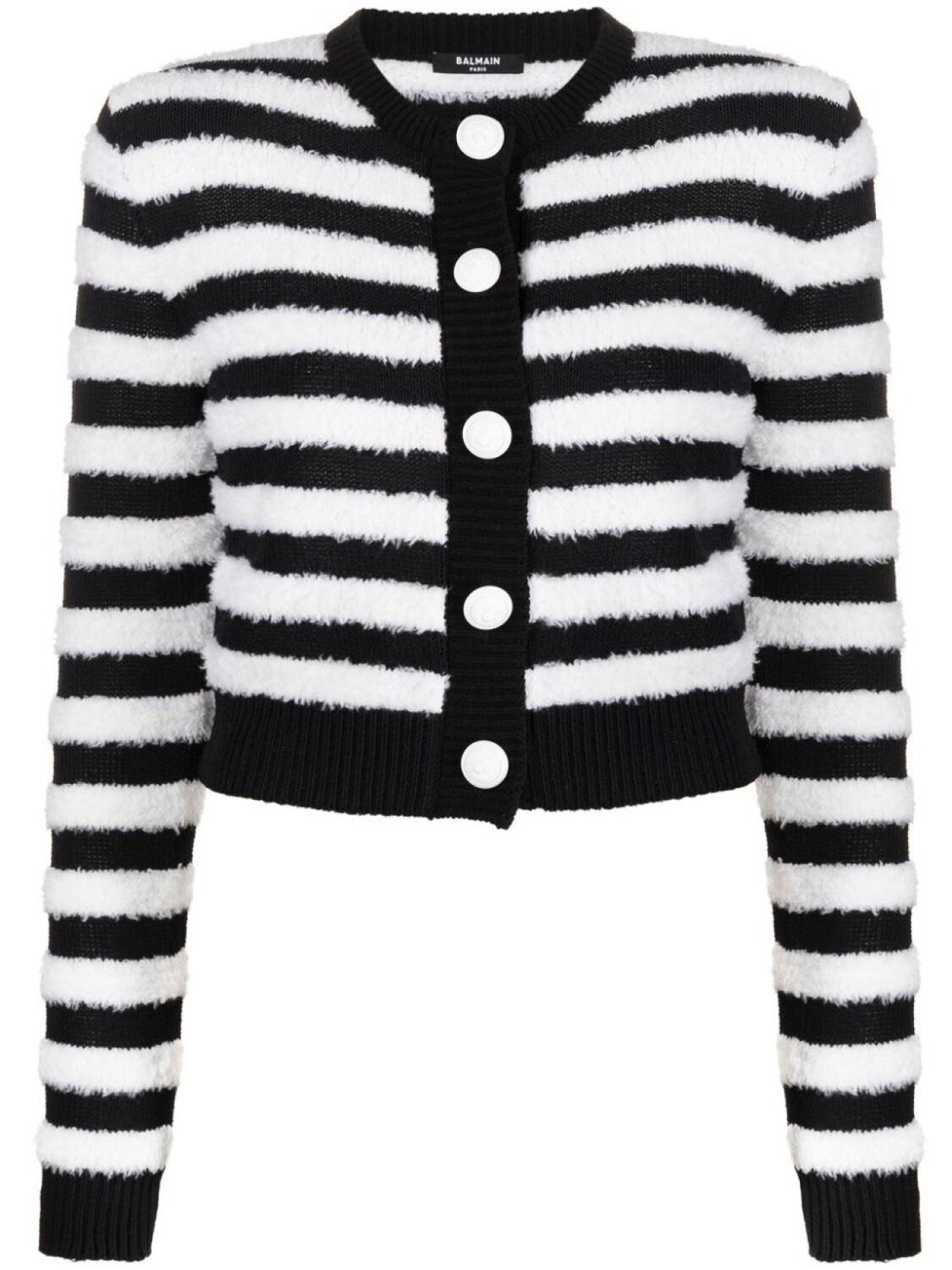 

Balmain кардиган в полоску, белый