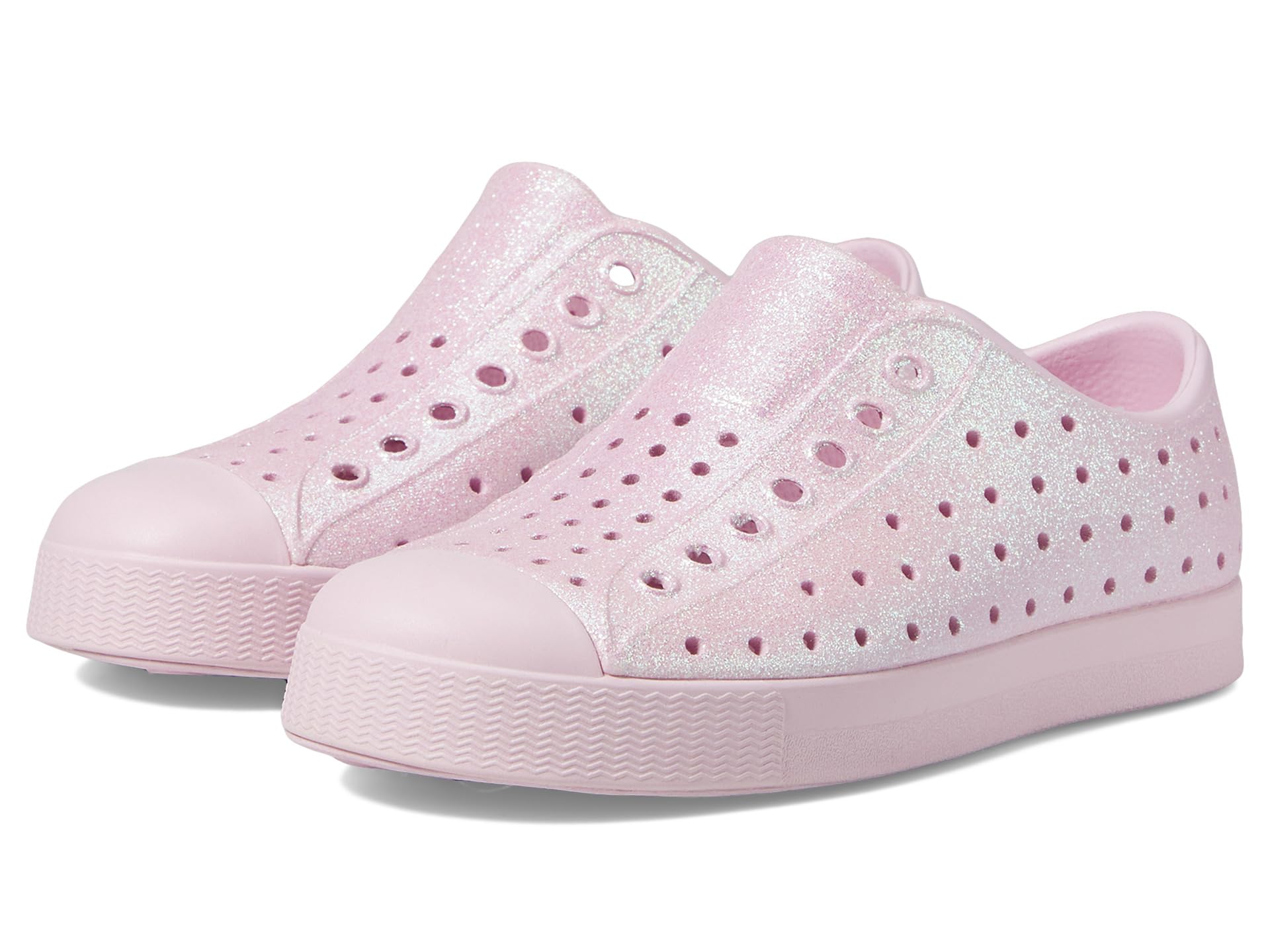 

Кроссовки Native Shoes Kids Jefferson Bling, Barely Pink Bling/Barely Pink