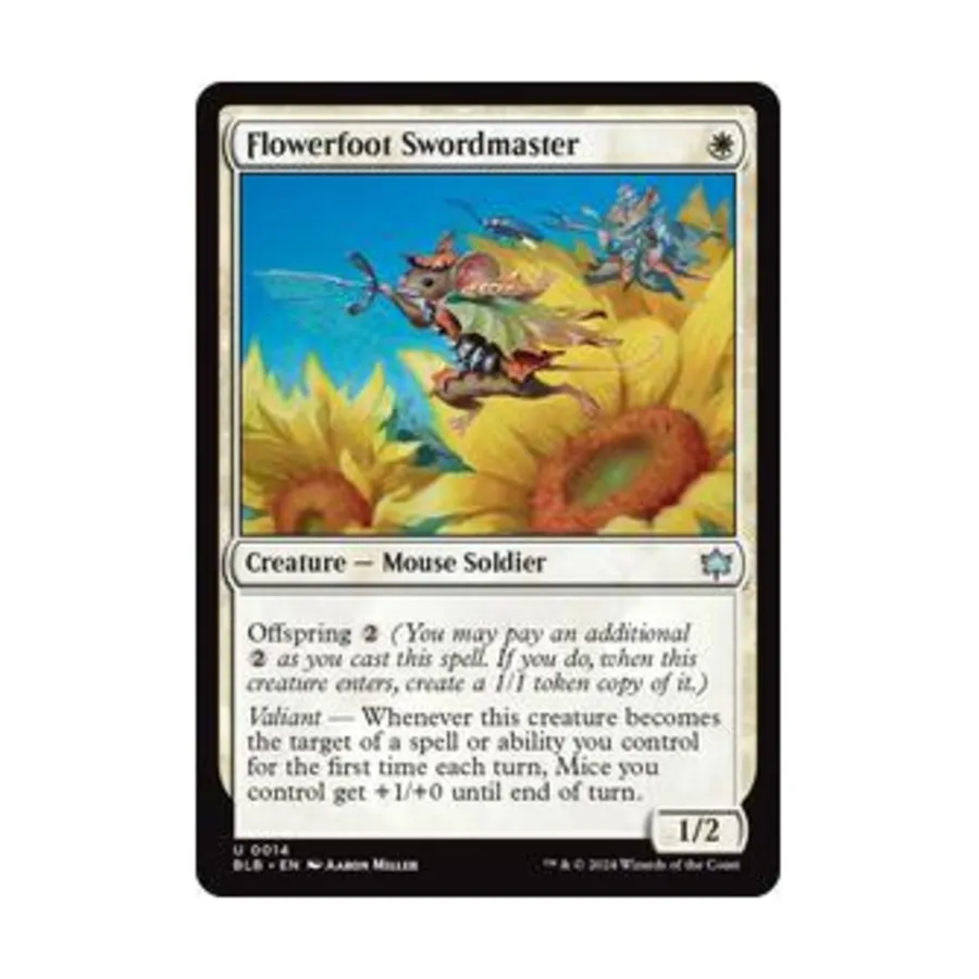 

CCG Мастер меча Цветочной Ноги (U), MTG - Bloomburrow