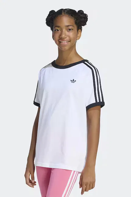Футболка детская с коротким рукавом Adidas Originals, белый — фото 4