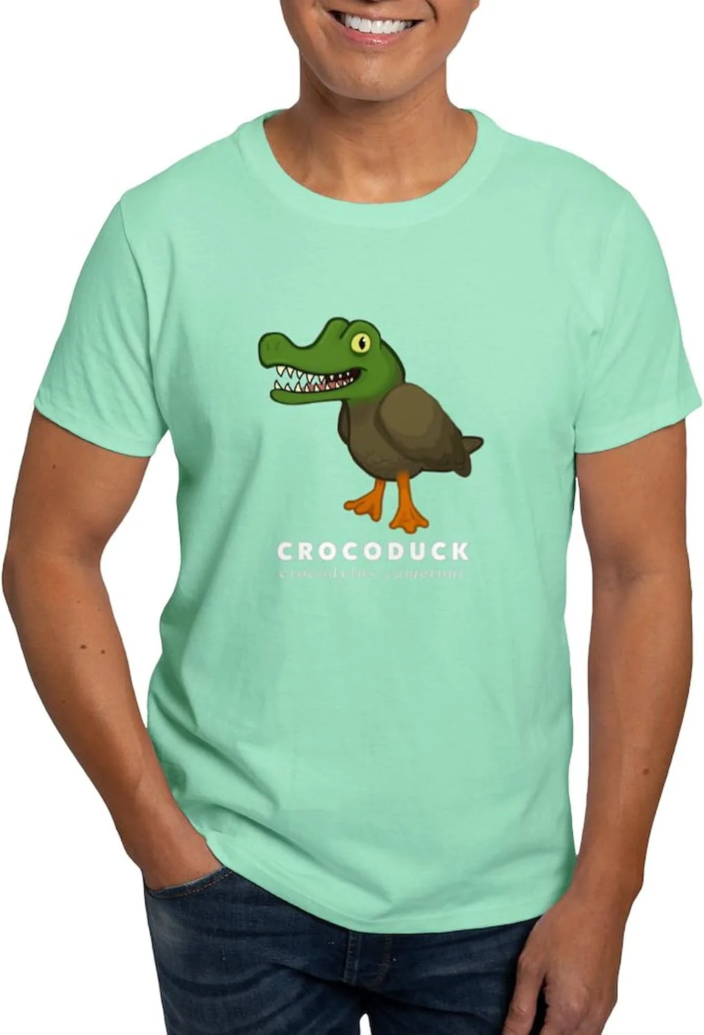 

Футболка Men's CafePress Dark Crocoduck, 100% Cotton