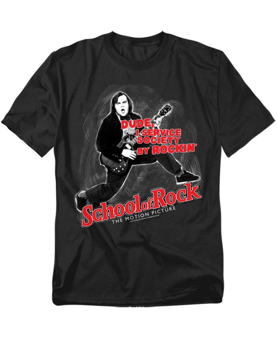 

Футболка Big & Tall Rockin School of Rock, Black, Черный, Футболка Big & Tall Rockin School of Rock, Black
