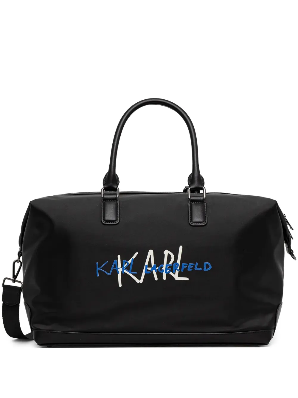 

Дорожная сумка с логотипом KARL LAGERFELD, черный