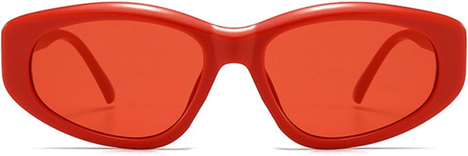 

Солнцезащитные очки Willochra Fashion Y2K овальной формы для женщин и мужчин, защита от ультрафиолета UV400, ретро-очки «кошачий глаз», модные круглые солнцезащитные очки, C9