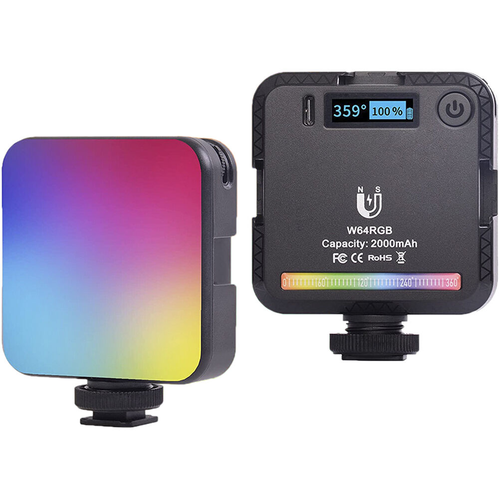 

Светодиодный мини-светильник RGB с магнитом DigitalFoto Solution Limited и зажимом для ноутбука (2500-9000 К)