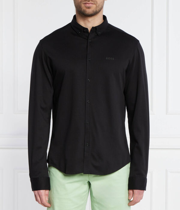 

Рубашка Boss Green Regular Fit, черный