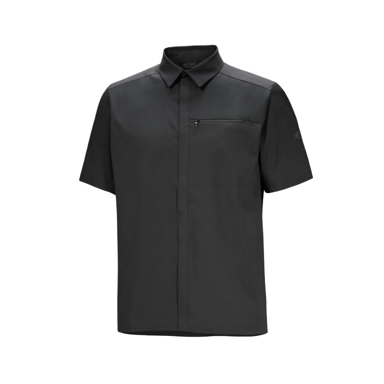 Рубашка мужская с отложным воротником Moderate Arcteryx, Black