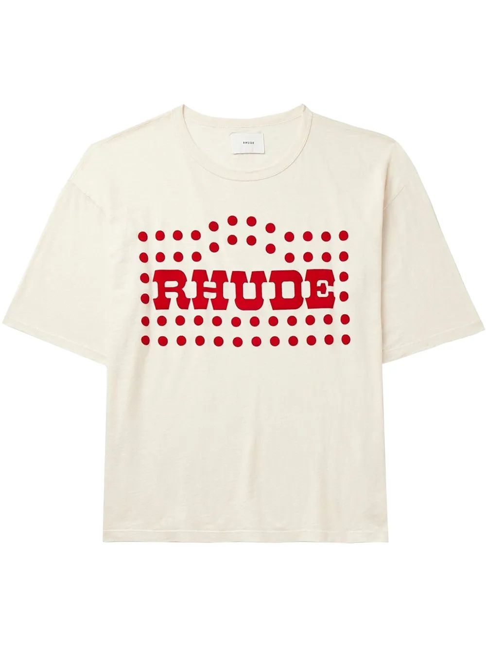 

Футболка Flocked Burnout RHUDE, нейтральный