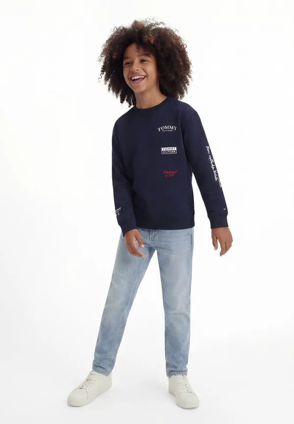 Толстовка с разноцветным принтом Tommy Hilfiger, Dark Night Navy