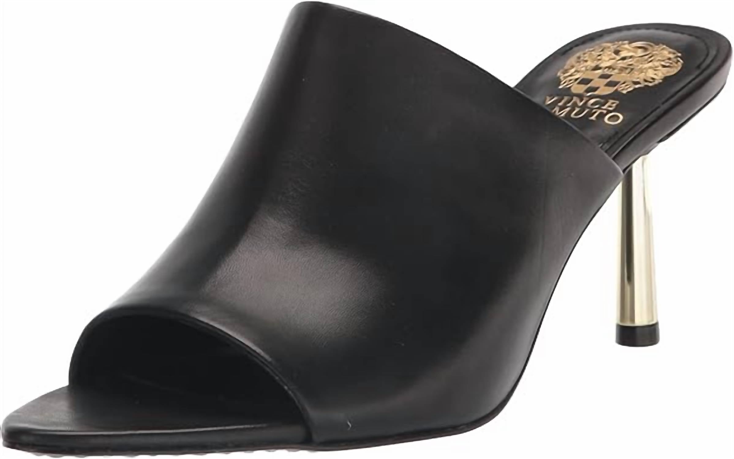 Сандалии на каблуке Pileesa черного/золотого цвета Vince Camuto