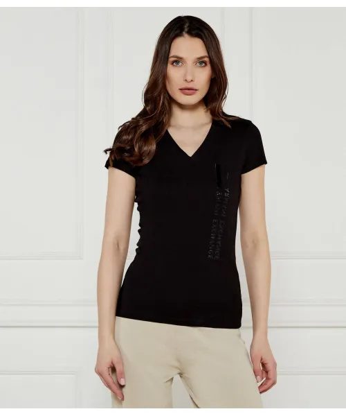 

Футболка Slim fit Armani Exchange, черный