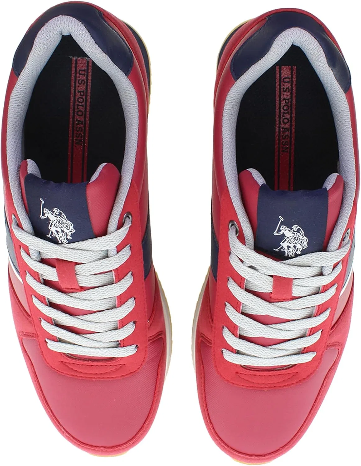 Ассоциация поло США - BALBIL002MDYH1 Мужские синтетические кроссовки U.S. Polo Assn., Red, Navy, Blue, White — фото 2