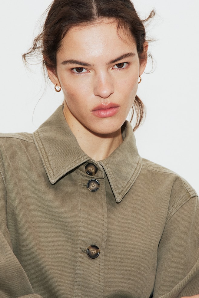

Джинсовая куртка H&M, зеленый