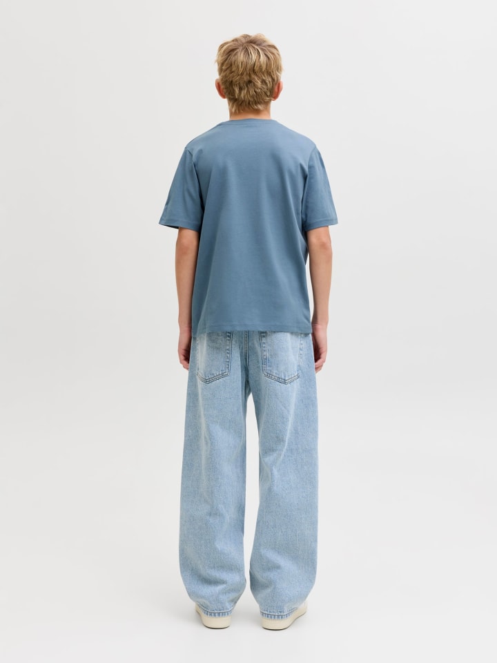 JACK & JONES Junior Футболка JJESTAR в синем мираже — фото 2
