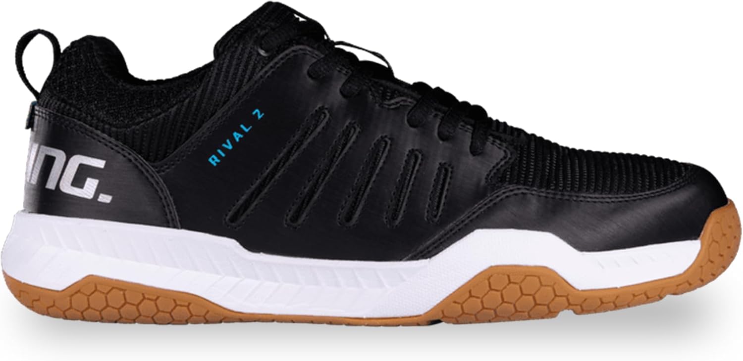 

Мужские кроссовки для сквоша Salming Rival (белый/суперсоник) и черно-белые цвета (сквош, ракетбол, волейбол, флорбол)